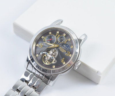 《玖隆蕭松和 挖寶網F》A倉 BOSSWAY CLUB 機械錶 腕錶 手錶 (12445)