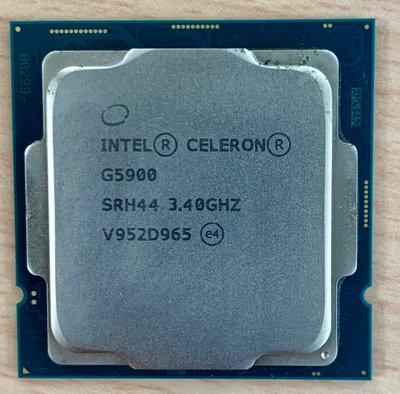 Intel Celeron G5900 3.40GHz LGA1200(附風扇)