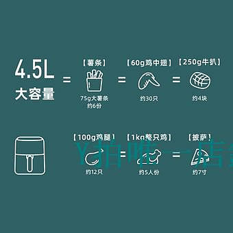 空氣炸鍋 美的空氣炸鍋家用4.5L大升數容量無油多功能全自動薯條機布谷系列