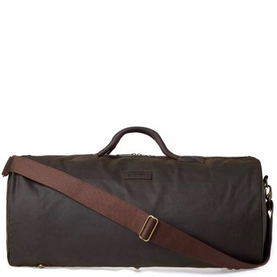 【英國Barbour】橄欖綠色 防水上蠟油布大提袋 手提袋 手提包 行李袋 手提旅行包 旅行袋 運動桶包 側背包 斜揹包