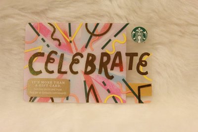 美國 2017 CELEBRATE 慶祝 星巴克 STARBUCKS 隨行卡 儲值卡 星巴克卡 收藏