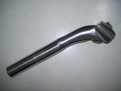 《【政點單車坊】》029全新 銀色鋁合金一體式座管 鋼管車的最愛 27.2/215mm