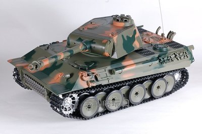 台中.彰化（（金和勝玩具））1:16 德國 豹式坦克 GERMAN PANTHER 聲光冒煙遙控戰車 4120