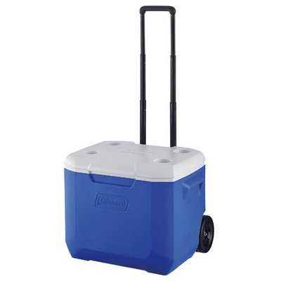 【大山野營】Coleman CM-27863 56L 海洋藍拖輪冰箱 3日鮮 冰桶 保冰桶 保冷冰箱 行動冰箱