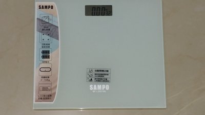 【免運】【二手】SAMPO聲寶 超薄電子溫度顯示體重計(BF-L2001ML)