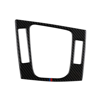 車之星~寶馬BMW 老3系E46內飾碳纖維排擋位排擋框面板98-05年份 裝飾貼