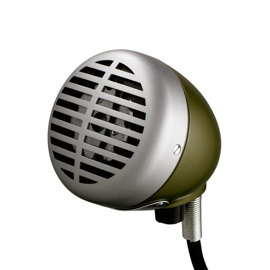 《民風樂府》美國 Shure 520DX Green Bullet 傳奇口琴麥克風 口琴手必備 全新代理商公司貨