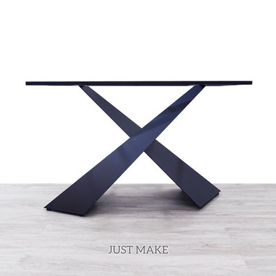 家室美家具 JUST MAKE 餐桌腳架 餐桌 X型鐵腳 訂製鐵腳 造型腳架 鐵腳製作 鐵件製作 鐵件腳架 桌腳