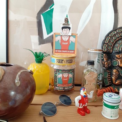 【快樂尋寶趣】泰國T-shirt 4 Picasso塑膠空瓶空罐相片照片擺飾擺設品-可當零食罐（25102864）