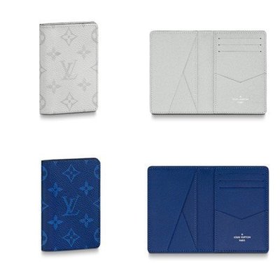 【二手】LV短夾 LOUIS VUITTON M30301藍色  M30315白色 袋裝萬用錢包 卡夾 卡包 +預購
