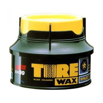 【順】SOFT99 輪胎蠟  L307 專用於輪胎、黑色皮革製品、樹脂保險桿之黑色固體蠟