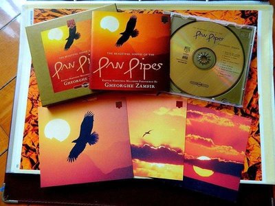 Pan Pipes排笛之美_排笛音樂大師詹婓爾限量版編號:10210黃金CD