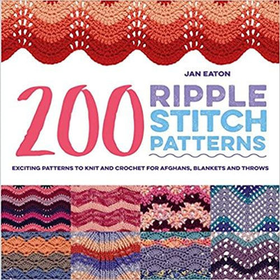 200 Ripple Stitch Patterns 阿富汗圖案手工鉤針編織技術書
