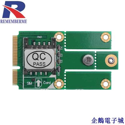 溜溜雜貨檔M.2 NGFF B Key to Mini PCI-E Converter Adapter Card with