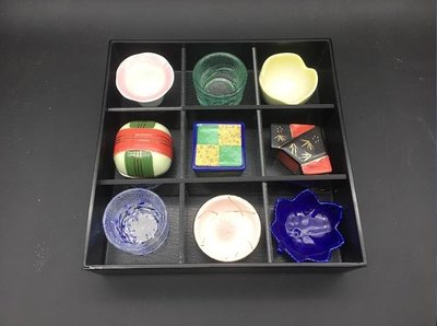 【熱賣精選】 日式陶瓷便當盒珍味碟九格調味碟小菜碟調料碟醬料碟前菜盒
