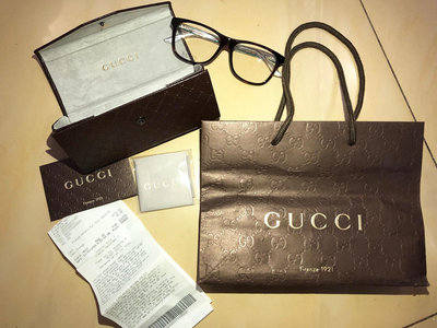 全新Gucci眼鏡框旅游時m國實體店買的，2016年12月1