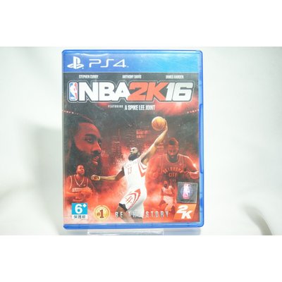 [耀西]二手 亞版 SONY PS4 美國職業籃球 NBA 2K16 中文版 含稅附發票