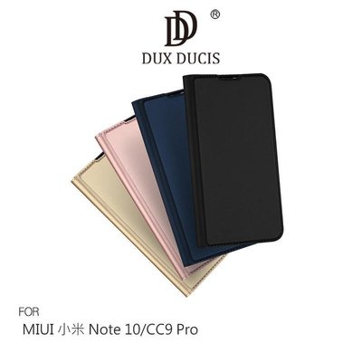 --庫米--DUX DUCIS MIUI 小米 Note 10/CC9 Pro 奢華簡約側翻皮套 可站立 可插卡 保護套