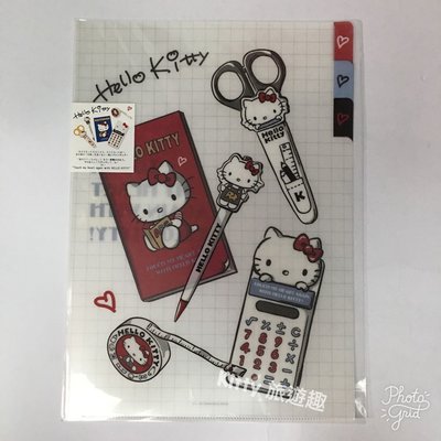 [Kitty 旅遊趣] Hello Kitty 文件夾 L型文件夾 凱蒂貓 資料夾 A4 多層夾