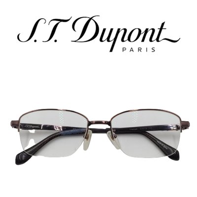 【皮老闆】 二手真品 S.T Dupont 鈦金屬  鏡框 (199)