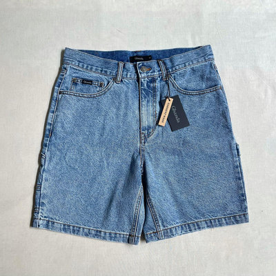 澳洲品牌 Ghanda Dogtown Denim Shorts 全新品 純棉水洗牛仔布 多口袋 牛仔短褲 畫家褲