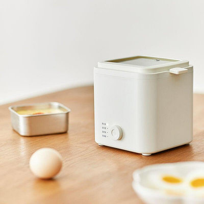 煮蛋器 蒸蛋鍋 早餐機 olayks日 本 煮蛋器 蒸蛋器 自動家用多功能煮蛋神器小型早餐機溫泉蛋B15
