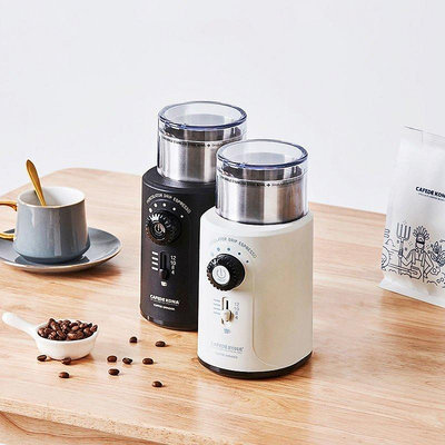 CAFEDE KONA磨豆機電動咖啡豆研磨機家用辦公智能磨粉簡約粉碎器^特價特賣