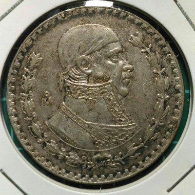 1960年墨西哥un-peso鷹洋銀幣