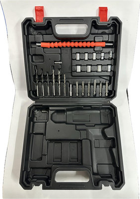 批頭鑽頭塑盒 適用12V / 16.8V鋰電鑽收納 鋰電鑽用塑膠工具盒 電動工具塑盒 (不含電鑽)