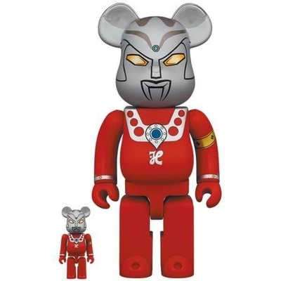 金錢貓雜貨 全新 Bearbrick 400% + 100% 超人力霸王 Ultraman 雷歐 Leo