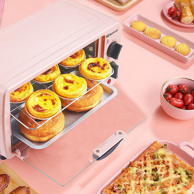 kesun/烤箱家用烘焙小型電烤箱烤多功能全自動蛋糕面包TO-128-泡芙吃奶油
