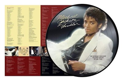 現貨直出 現貨 邁克爾杰克遜 Michael Jackson Thriller 畫膠LP 黑膠唱片-追憶唱片 強強音像