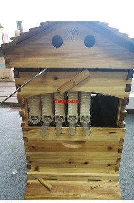 出口型全煮蠟自流蜜蜂箱獨立包裝 自流蜜蜂箱 自流蜜裝置含隔王板Y3225