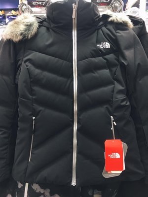 The North Face北面 女款 保暖防護 滑雪外套 羽絨夾克 連帽 NF0A3KQJ 黑色 現貨