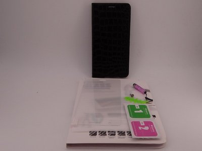現貨華碩6.8吋黑色ZenFone3Ultra ZU680KL/A001手機殼皮套 真皮皮套 保護套 買1送4