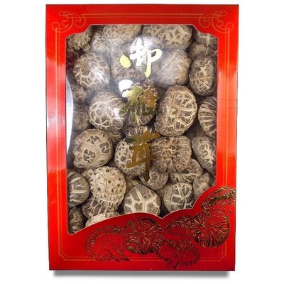 ~大朵台灣段木花菇(500公克禮盒裝)~ 高級禮品，大朵漂亮，端午節、中秋節、過年，最佳禮品。【豐產香菇行】
