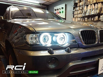 RCI HID LED專賣店 BMW X5 E53 前期 進階版 高亮度CCFL 光圈魚眼大燈