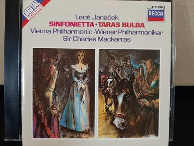 Mackerras,Janacek-Sinfonietta,Taras Bulba,馬克拉斯，揚納傑克-小交響曲等，如新。