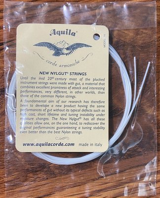 Aquila烏克麗麗琴弦 New Nylgut Strings Made in Italy 義大利進口 四弦 (全新)