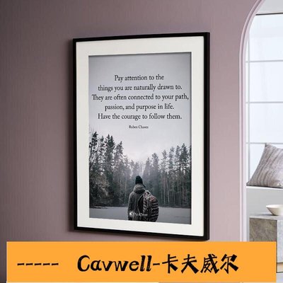 Cavwell-實木相框掛墻16K2開40 50 60 70 80 90 100cm36寸海報裱畫框A2A1-可開統編