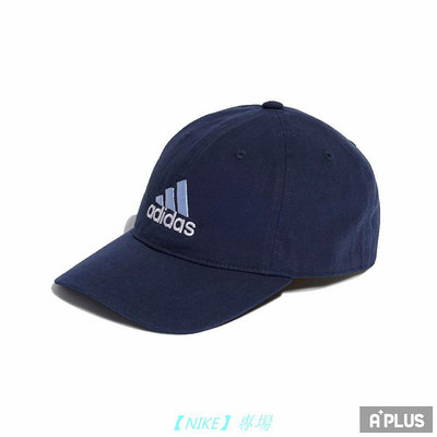 【NIKE 專場】耐吉ADIDAS 男女 運動帽 DAD CAP 2COL EM 深藍色 -HT2036