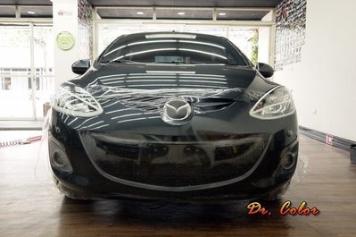 Dr. Color 玩色專業汽車包膜 Mazda 2 細紋自體修復透明犀牛皮_前保桿 / 後保桿 / 油箱蓋