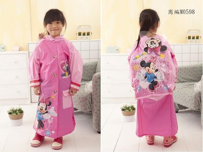 mandyshop【M0501】 Disney迪士尼 / 米妮書包造型─ 兒書包童雨衣