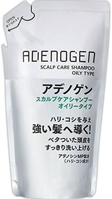 日本 資生堂 SHISEIDO ADENOGEN 洗髮精 補充包 油性髮質 洗髮乳 髮密髮量 美髮 護髮 【全日空】