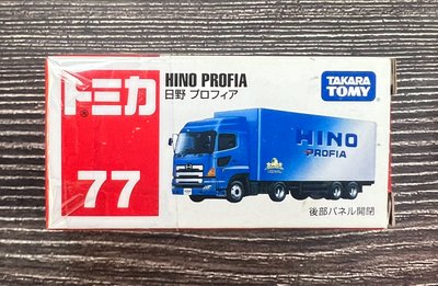 【G&amp;T】絕版 純日貨 TOMICA 多美小汽車 NO.77 日野 HINO PROFIA 貨車 702764