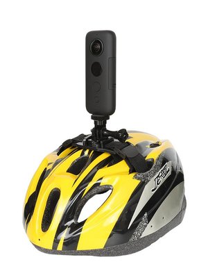 適用insta360 one x r自行車頭盔支架米家小相機固定底座騎行配件-懂男人