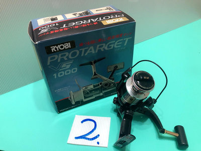 采潔 日本 二手外匯精品釣具 日本製 RYOBI PROTARGET VS 1000型 捲線器【富士輪 前打輪 前打竿】編號 G2