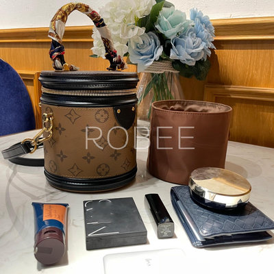 熱銷ROBEE/適用于Lv cannes圓筒包發財桶內膽包內襯整理收納包包中包現貨
