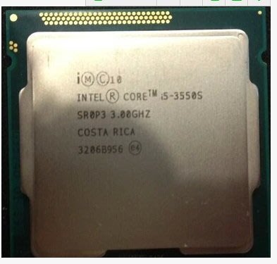 【含稅】Intel i5-3550S 3.0G 6M E1 SR0P3 1155 四核四線 65W 正式CPU 一年保
