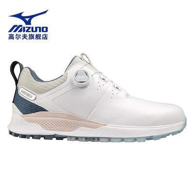 鞋子Mizuno/23款高爾夫輕量彈性時尚復古休閑運動男士golf球鞋